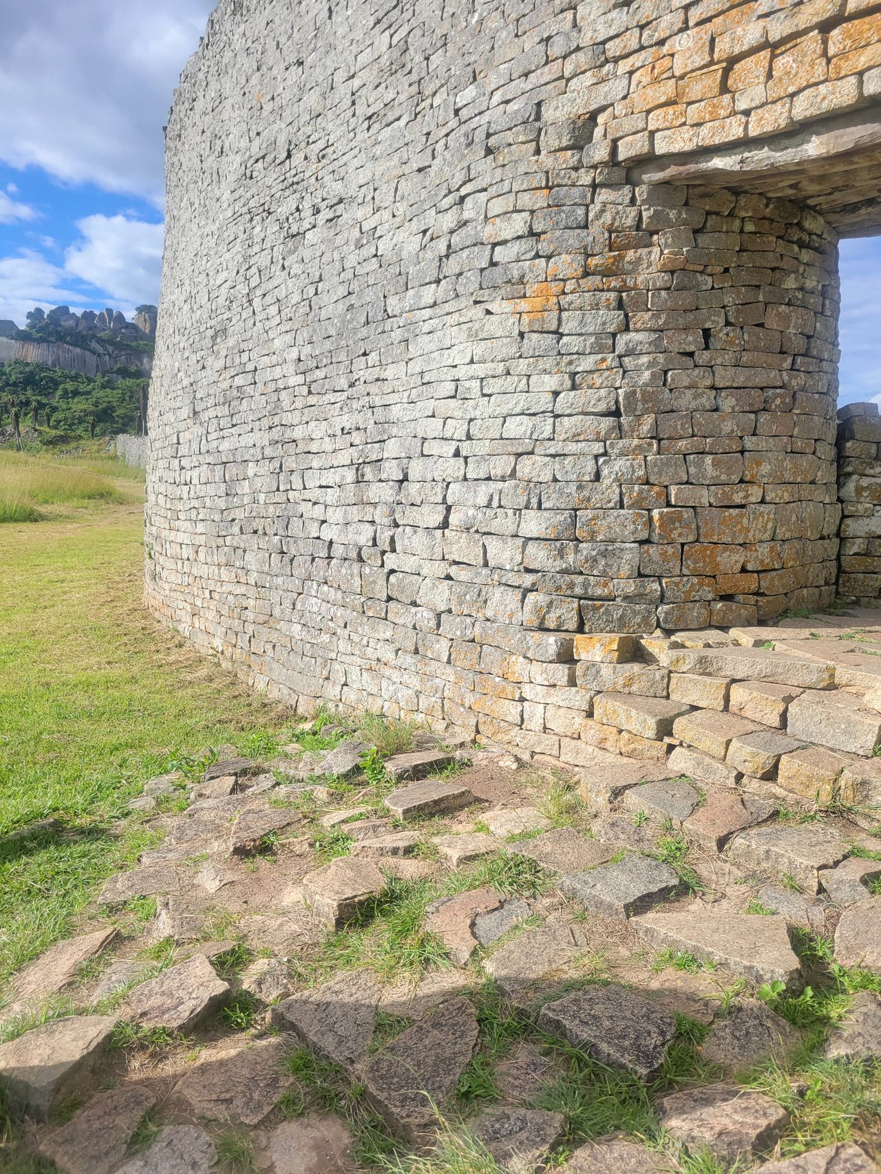 A general view of the Great Zimbabwe ruins