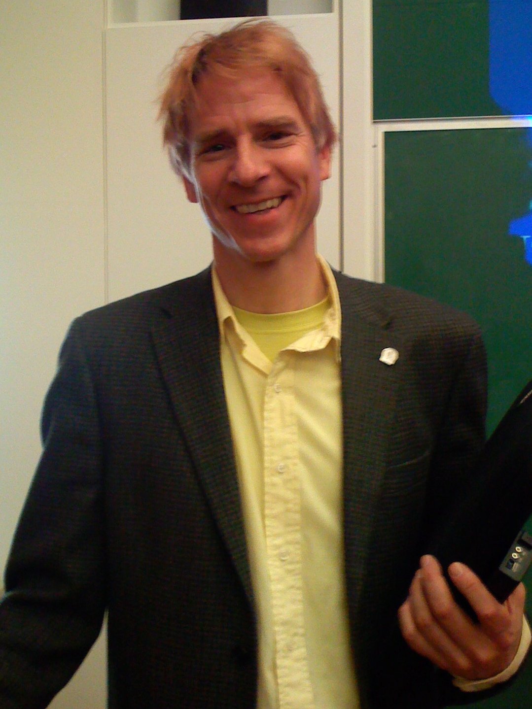 A photograph of the neuroscientist Christof Koch