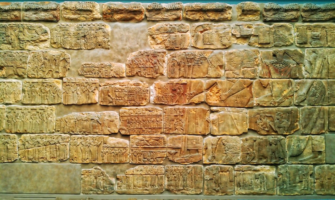 A red sandstone relief from the funerary chapel of Queen Shanakdakhete at Pyramid N.11, Meroe, now in the British Museum