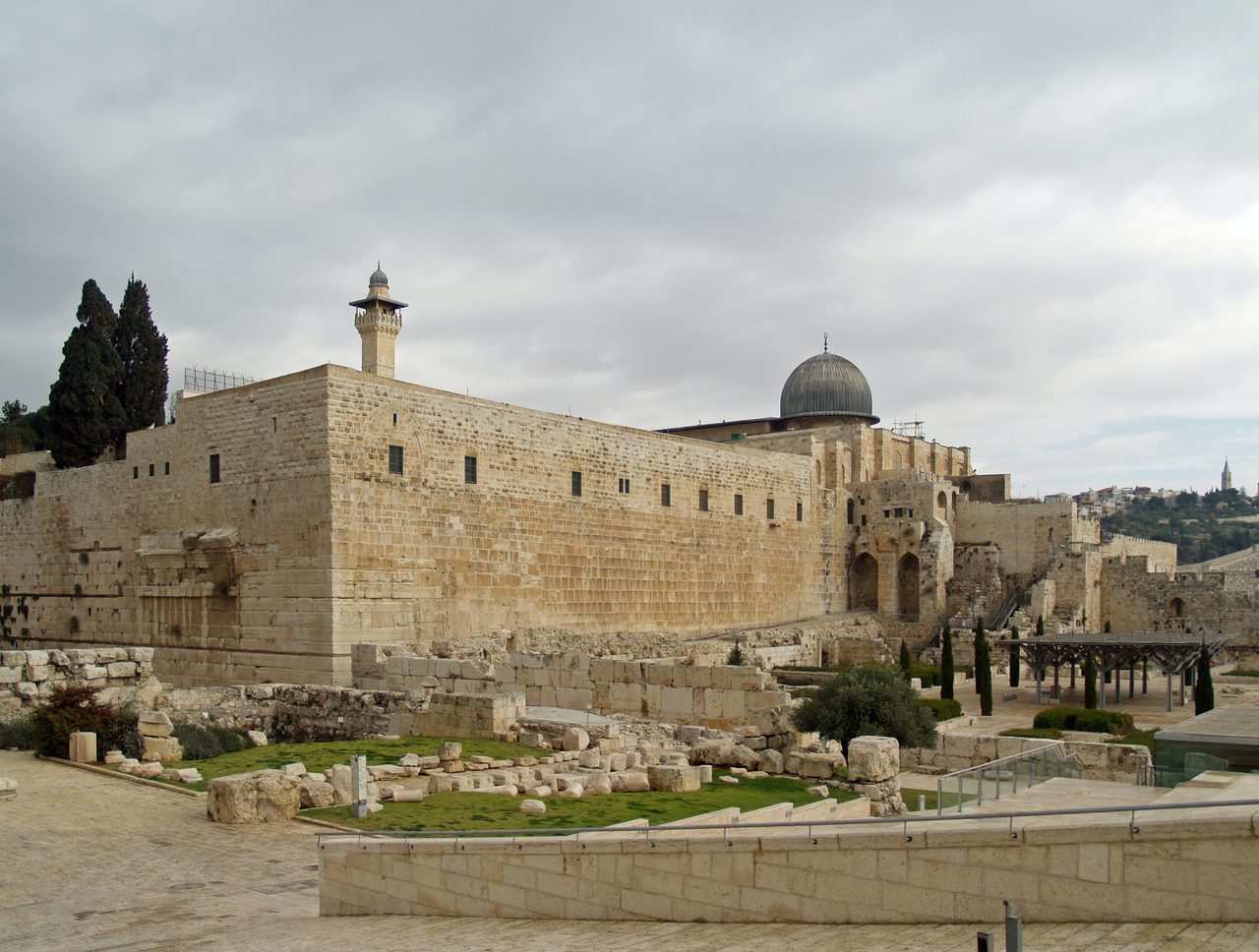 The Al-Aqsa Mosque on the Temple Mount in Jerusalem