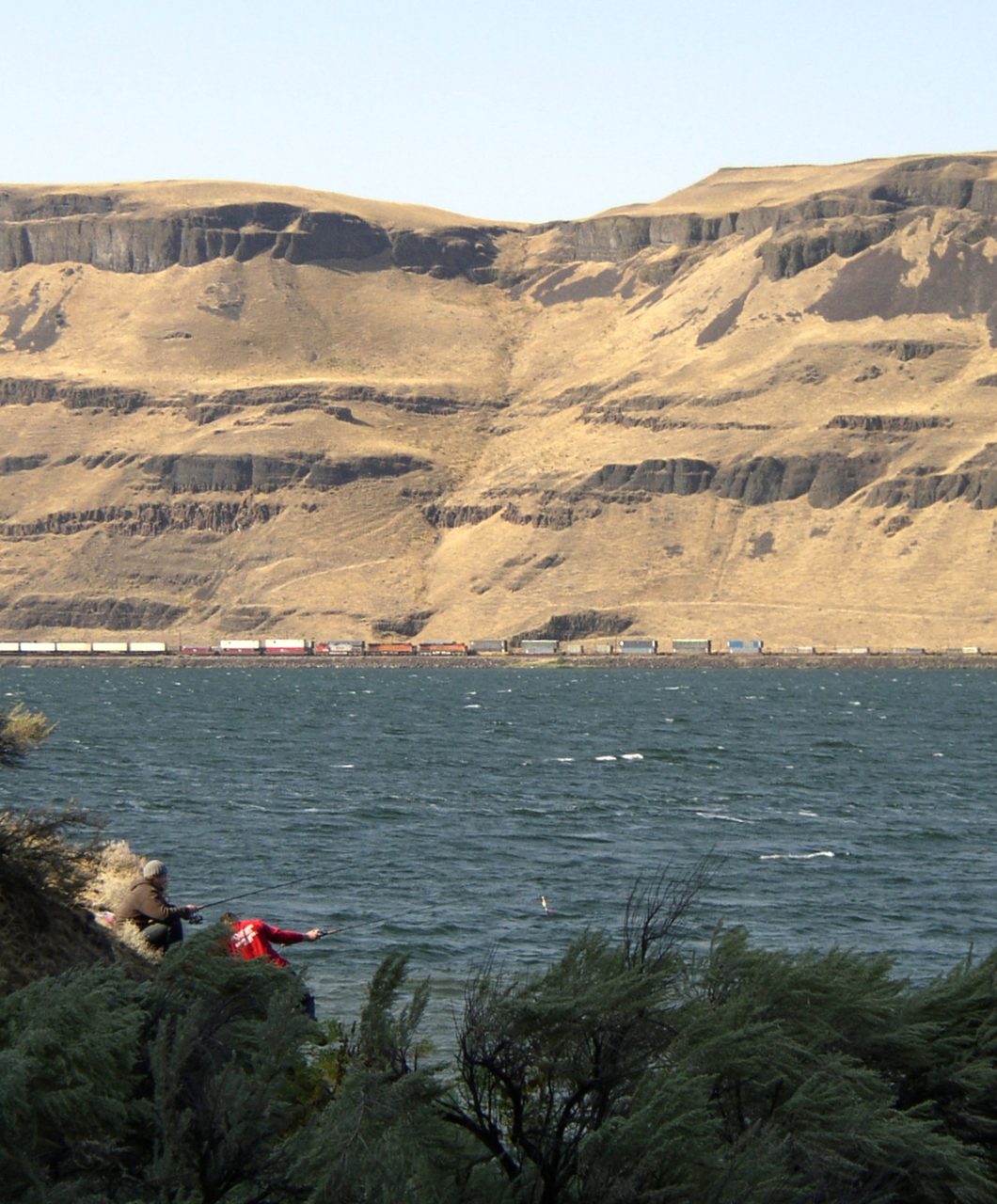 Wallula Gap, Washington, the narrow constriction on the Columbia River where floodwaters ponded and rose during the Missoula Floods