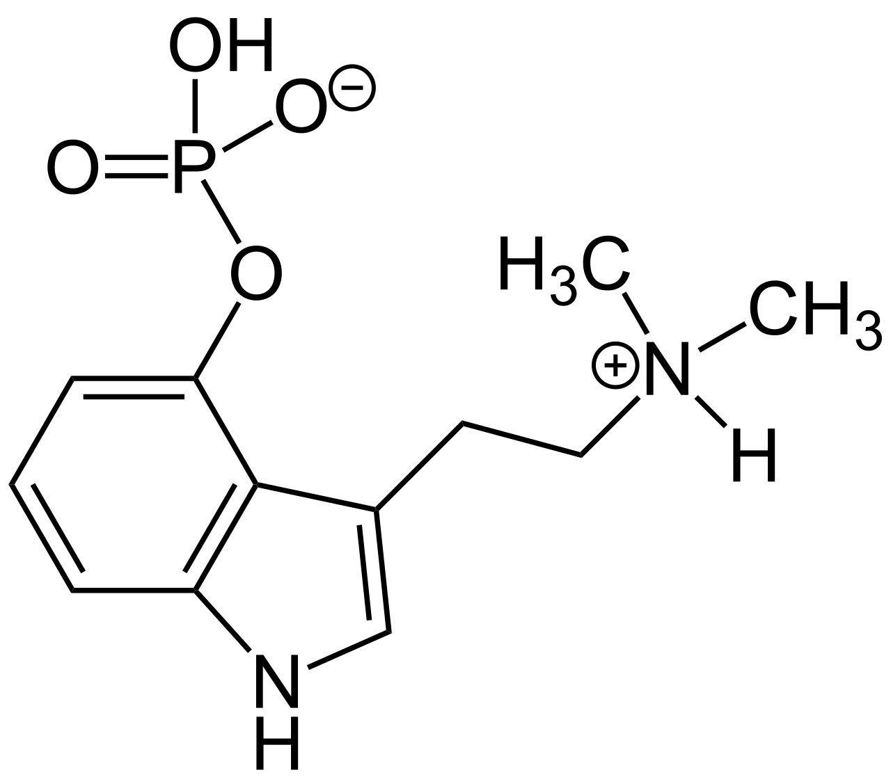 A skeletal chemical structure diagram of a molecule